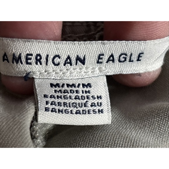 American Eagle Women's Medium Green Camo Cargo Pant Drawstring‎ Waist Jogger - Picture 2 of 16